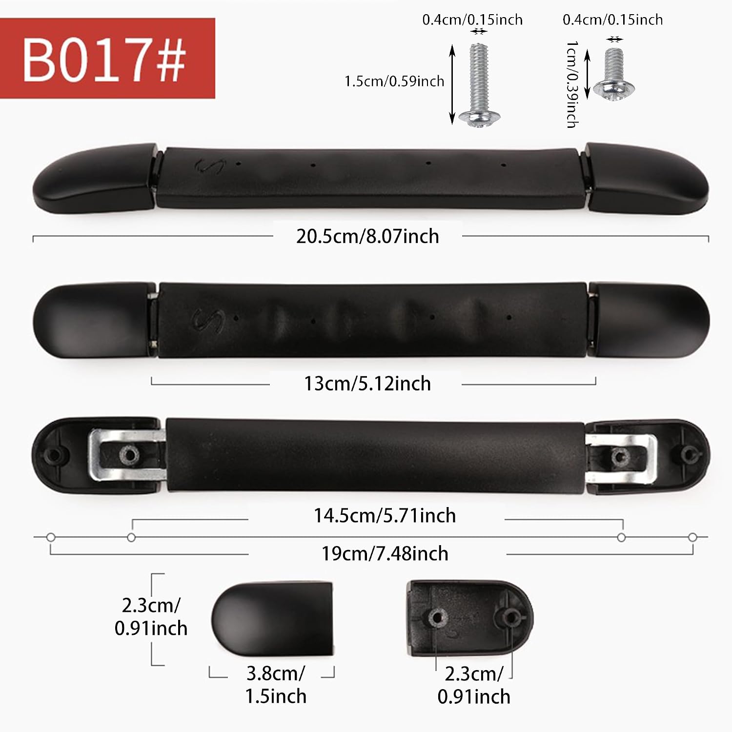 Luggage Case Pull Handle Replacement Part Grip Pull Carry Strap for Suitcase Luggage Case (B017)