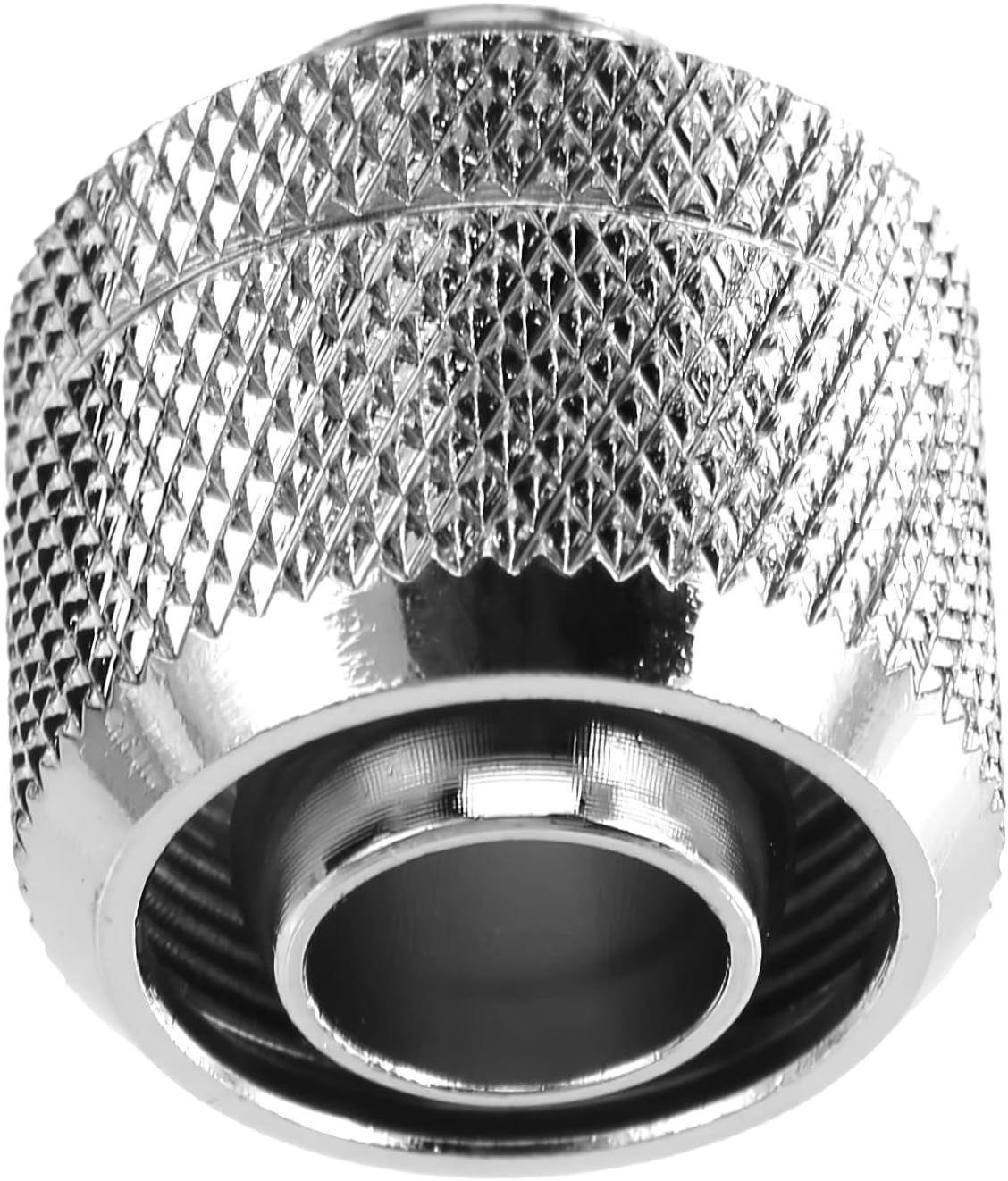 Dracaena Water Cooling Combo - 6x G1/4" Male to Female 90° Rotary Extenders + 6x 3/8" ID 1/2" OD Soft Tubing Compression Fittings for PC Liquid Cooling System, Silver