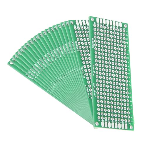 Miniatura 5 de uxcell 20 unids 2.0x2.8 in doble cara placa PCB Universal impreso circuito Proto Board para soldadura DIY proyectos electrónicos práctica prueba