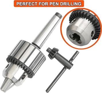 Mini 4 PCS Carbide Turning Tool Set and Drill Chuck
