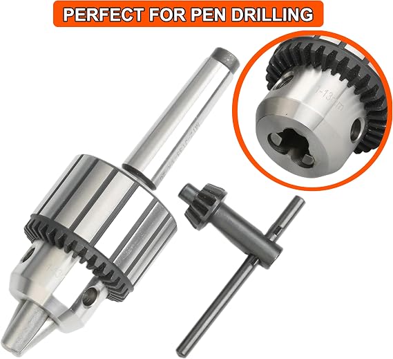 Mini 4 PCS Carbide Turning Tool Set and Drill Chuck