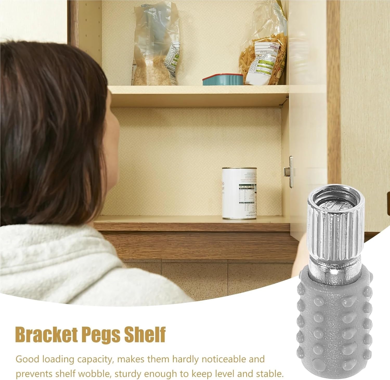 Shelf Pins Shelf Support Pegs,200pcs Metal Pins for Shelves Nickel Plated for Cabinet Shelves