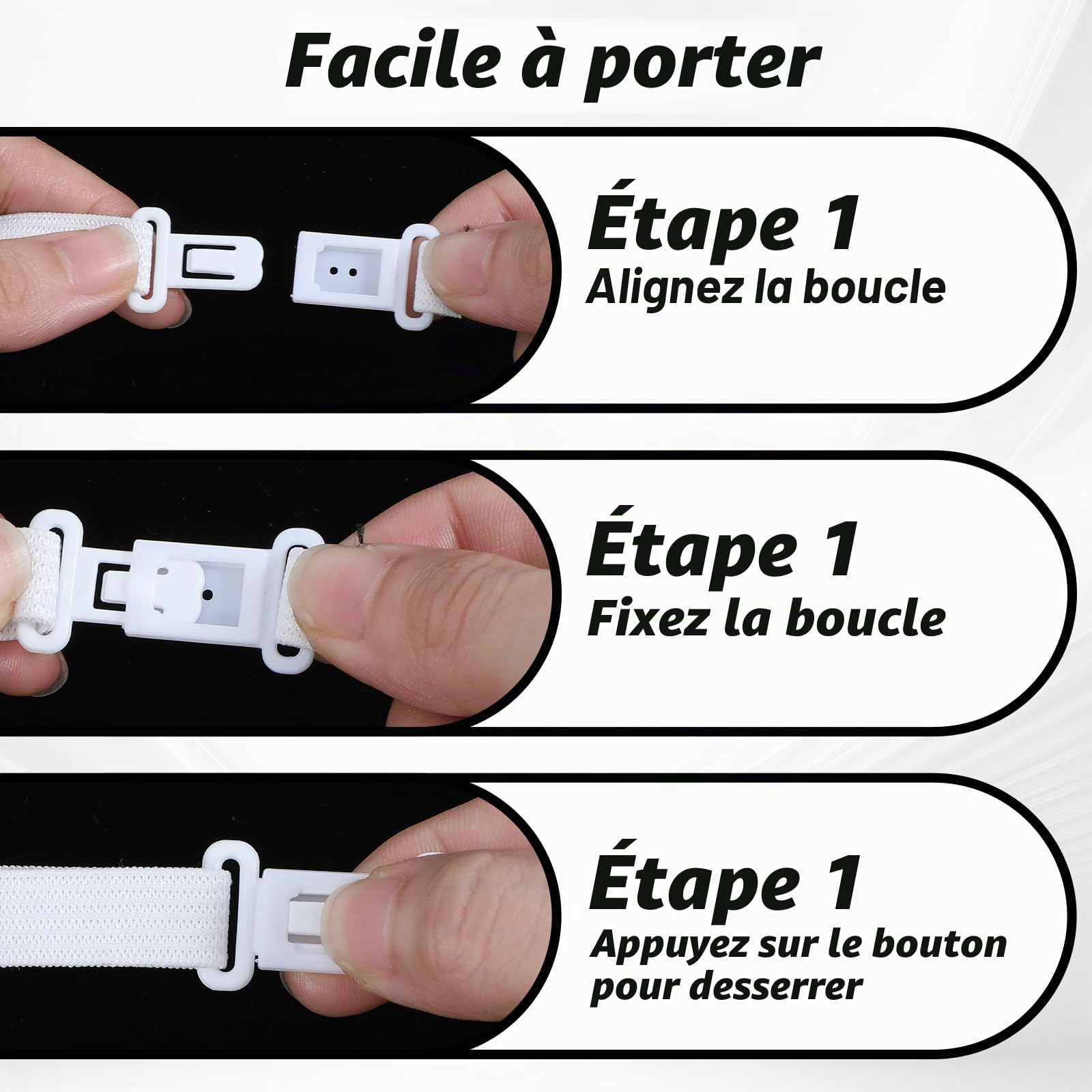 Cravate pour Femme, Cravate Noire Pré-nouée Réglable avec Chaîne - Accessoires pour Chemise Uniforme - Pour Homme Femme - Vêtements Punk Goth Emo