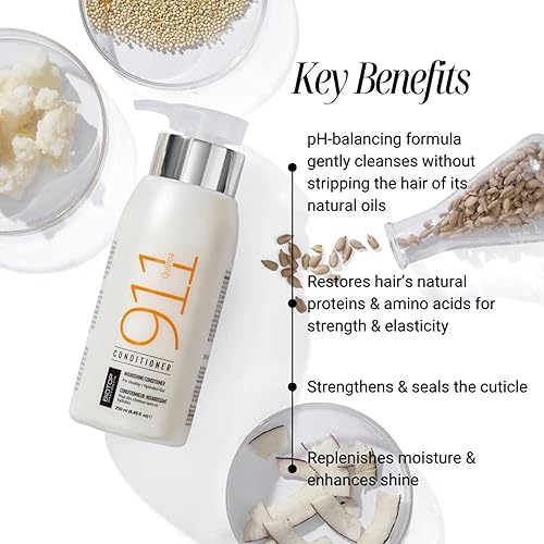 Miniatura 3 de Biotop Professional 911 Quinoa Nourishing & Hydrating Duo - Champú de quinua 911 (16.9 onzas) y acondicionador 911 (16.9 onzas) para cabello seco y