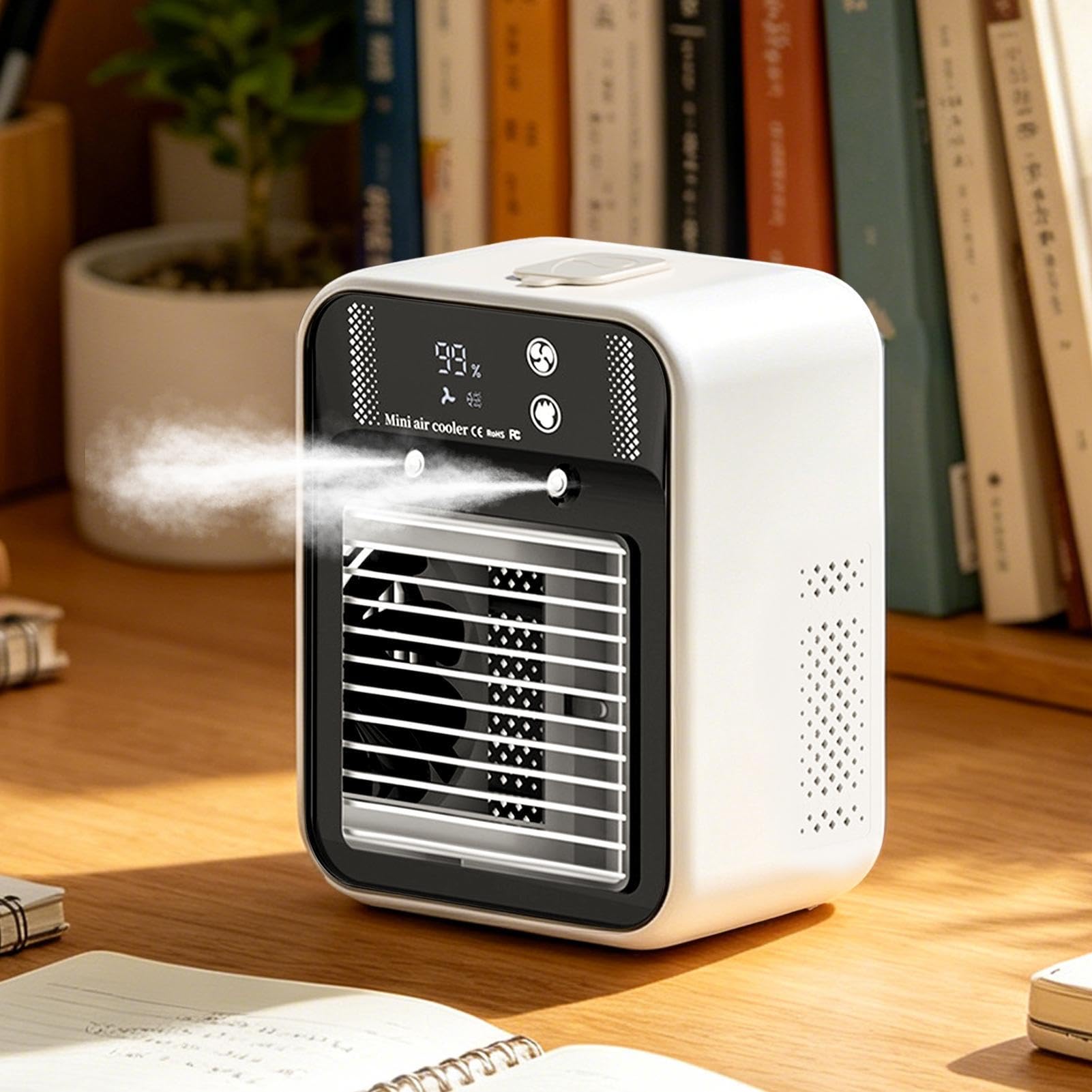 Climatizzatore Portatile,Raffrescatori Silenziosi - Ventola Raffrescante con Due Velocità,per Casa Posto di Lavoro