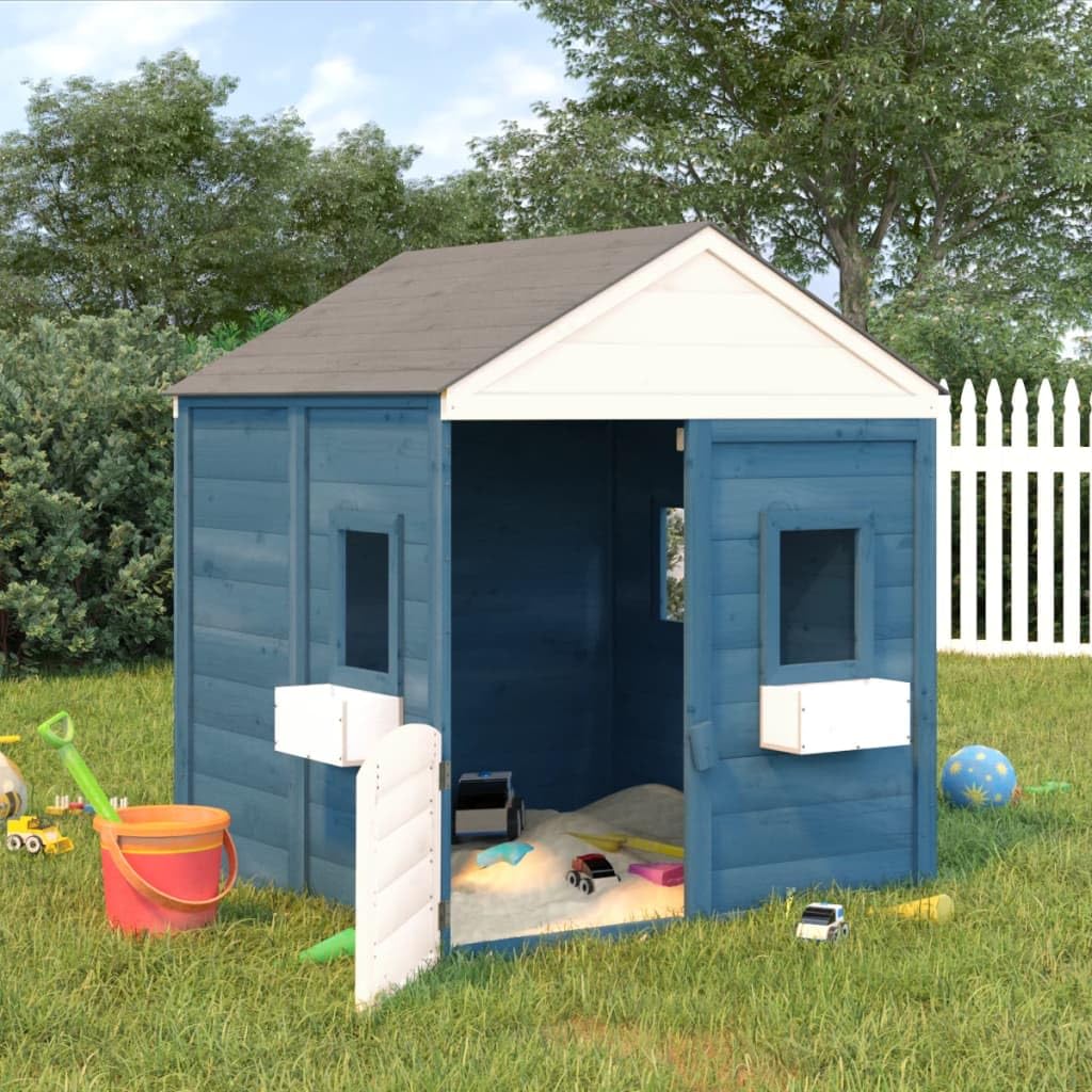 Genérico Casa de Juegos con Puerta con Cierre y macetas Madera Abeto,Juegos y Juguetes,Estructuras para Juegos al Aire Libre,Casitas Infantiles,93688