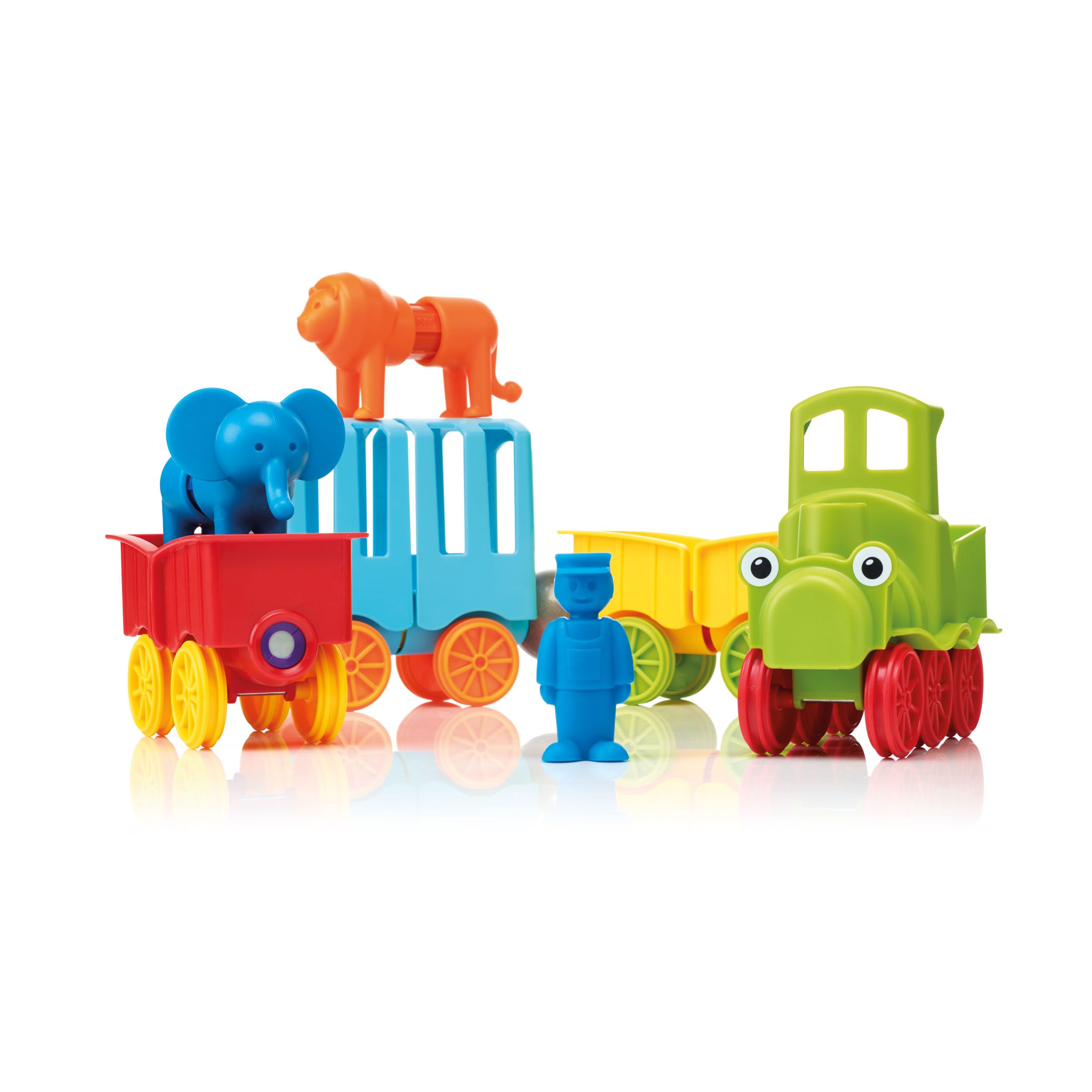 SmartMax 249887 My First Animal Train - 22 pcs, Multicoloured, 22pcs/ 1-5 Years