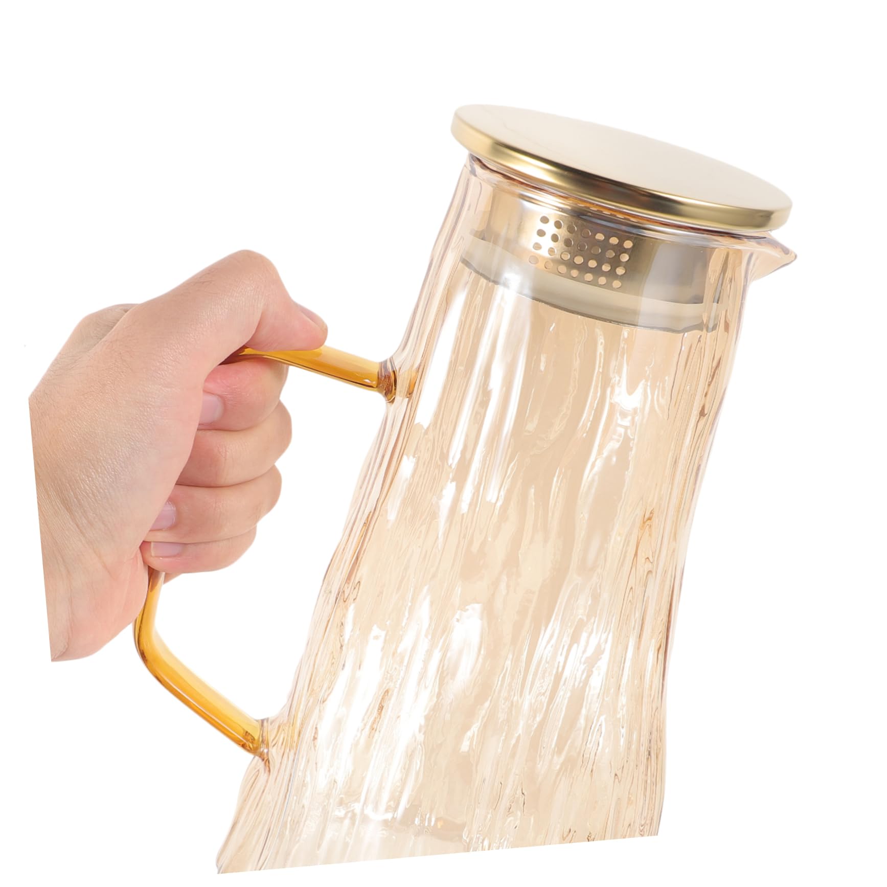 Cabilock Jarra De Agua De Vidrio Infusor De Frutas y Frío Ideal Para Infusiones