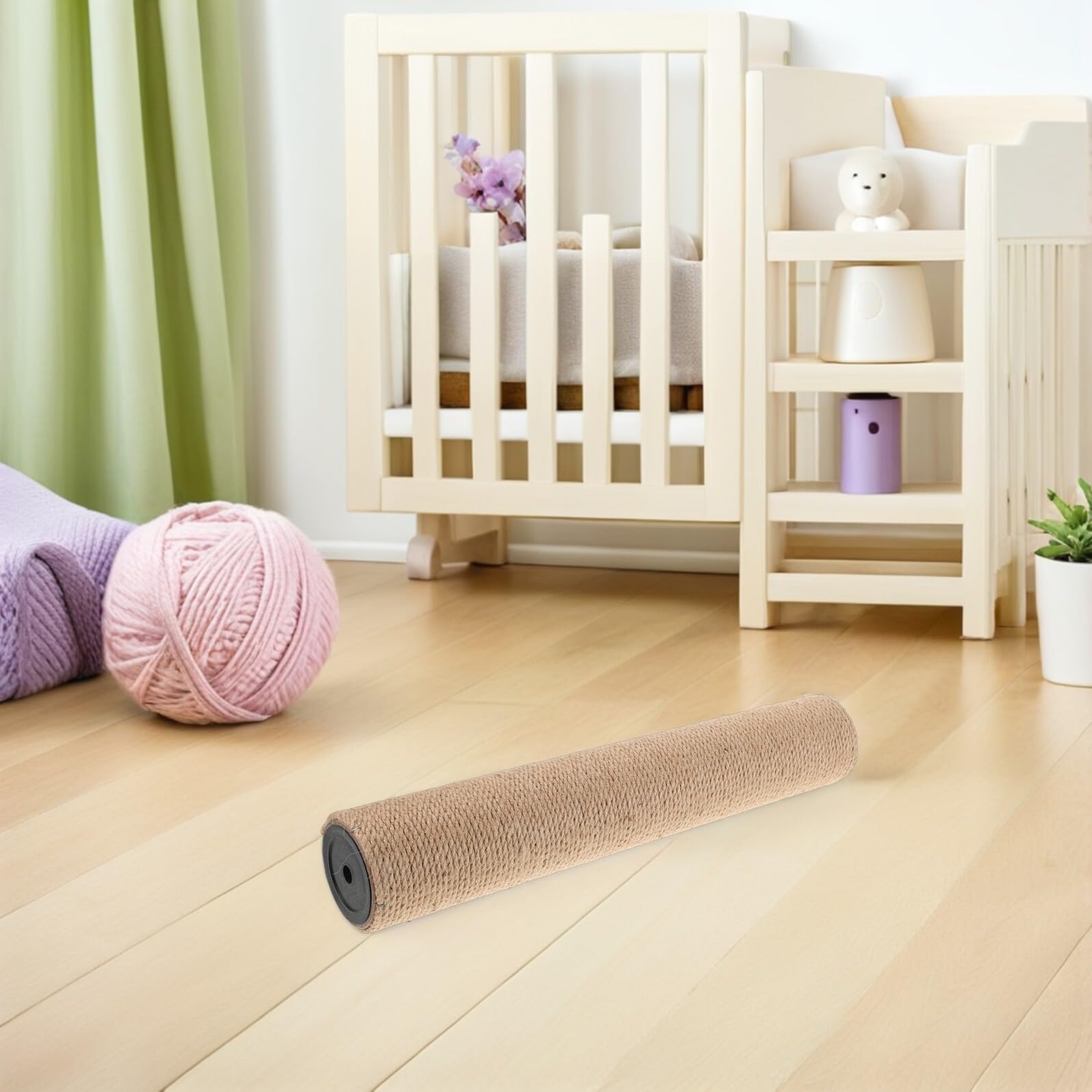Poste de Repuesto con Cuerda de Sisal Natural 4 Piezas y Estructura Resistente para Reparación de Árbol de Gato en Interiores para Rascador de Gatos Extra Alto