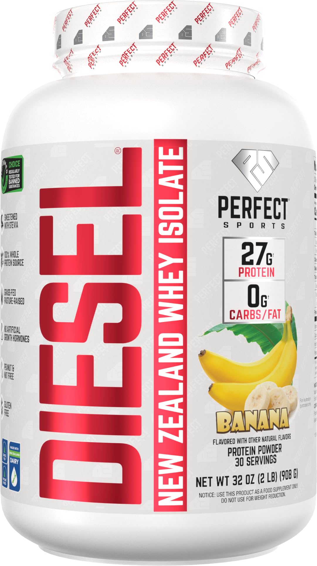 Amazon.com: PERFECT SPORTS Diesel 100% New Zealand Whey Protein