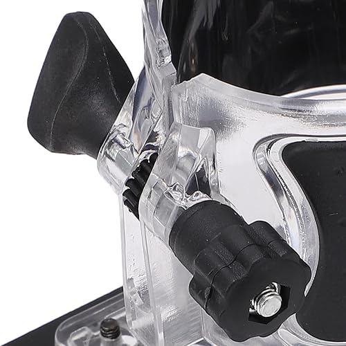 Miniatura 6 de Router de madera Ranura Localizador multifuncional de plástico transparente máquina de ranura titular para proyectos de carpintería