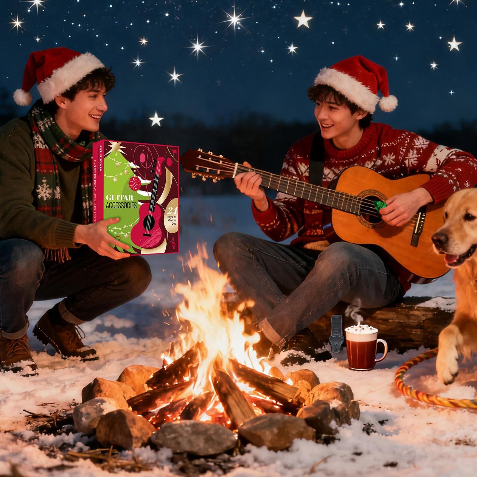 Calendario De Cuenta Atrás Para Navidad Adviento de 24 Días de Accesorios