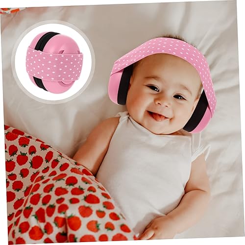 Miniatura 3 de Orejeras ajustables con cancelación de ruido para niños, niñas y recién nacidos, cómoda protección para los oídos para viajes y dormir, auriculares
