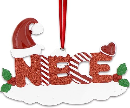 Vista 77 de Adorno familiar personalizado – Adorno de Navidad para árbol de Aunt 'Best Aunt Ever' 2024