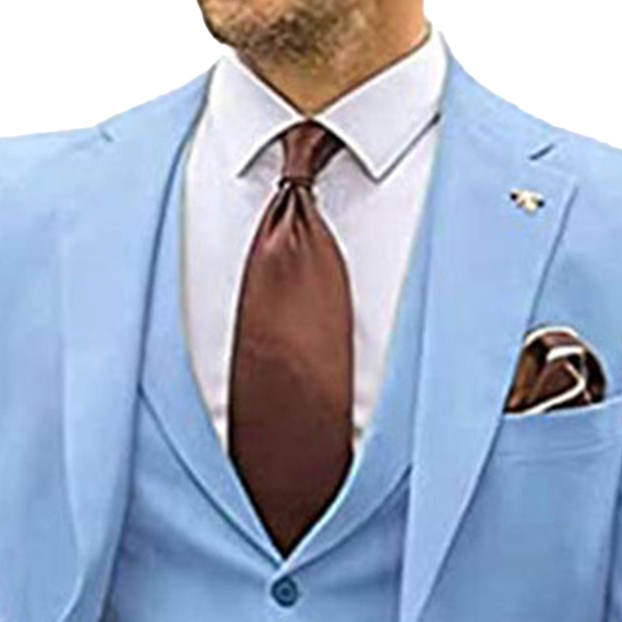 Herren 3 Stück Casual Tuxedo Anzüge Kerbe Revers Slim Business Anzug Set Hochzeit Prom Party Blazer Jacke Weste Hose