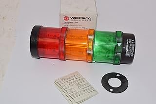 WERMA 64924001 Stack Light; LED Light; KombiSIGN 71; 115VAC; Green/Yellow/Red