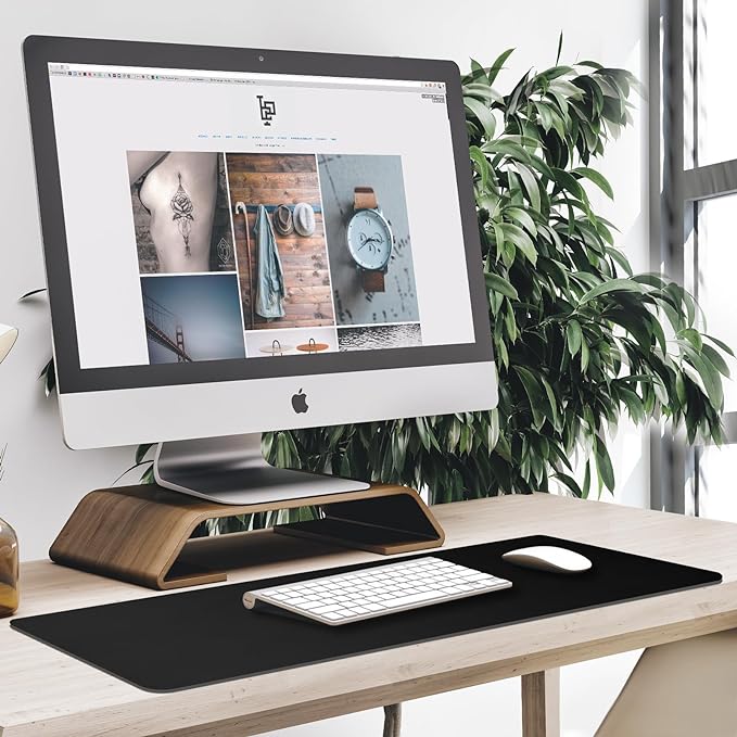 Alfombrilla de ratón grande Akduss 80x40 cm, base antideslizante miniatura 2