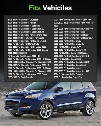 Miniatura 6 de SCITOO Resistencia del motor del ventilador compatible con Allure LaCrosse 2005-2009 - Impala 2004-2016  16-16 Malibu  04-07 Monte Carlo - 04-08