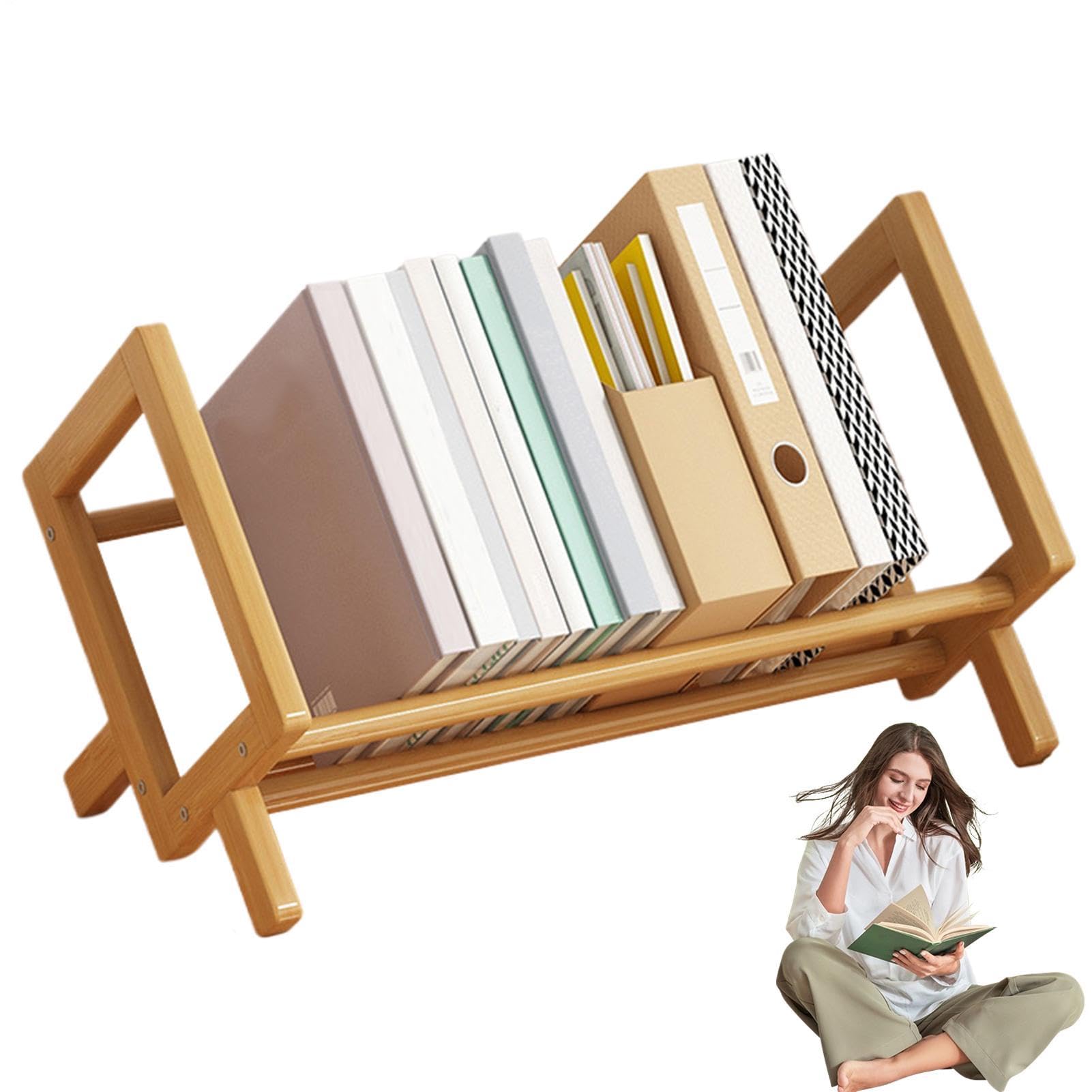 Generico Organizzatore da scaffale per scrivania - Scaffale per libreria da banco inclinabile | da scrivania e organizer da per forniture di libri, ufficio, casa, studio, moderno espositore