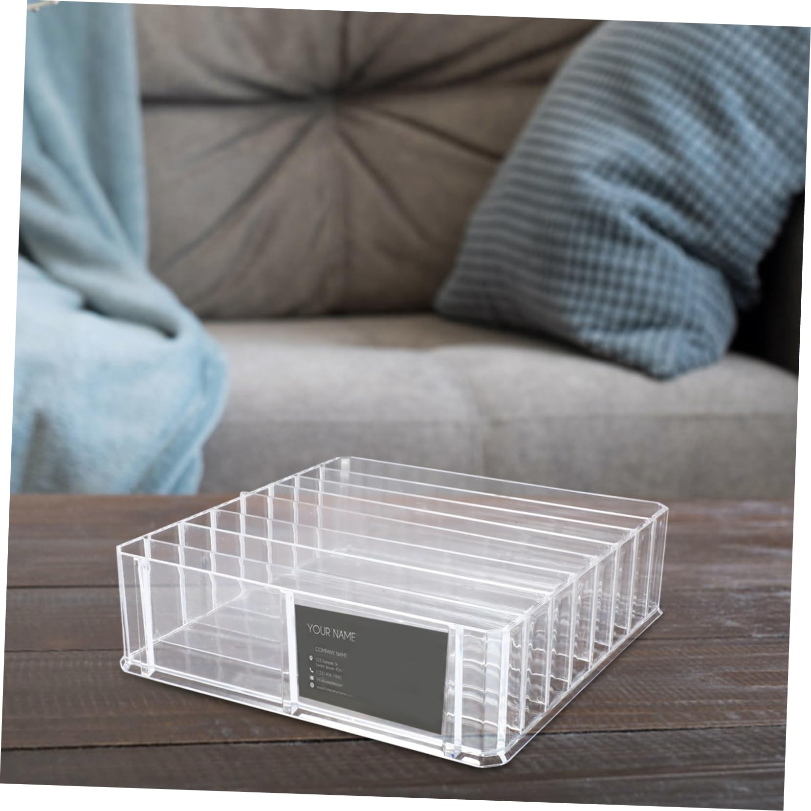 Caja De Efectivo Organizador Dinero Con Compartimentos Cajón Portamonedas Para Billetes Monedas Cheques Y Tarjetas Bandeja Para Oficina Tiendas Supermercados 9.44X9.25X2.67In