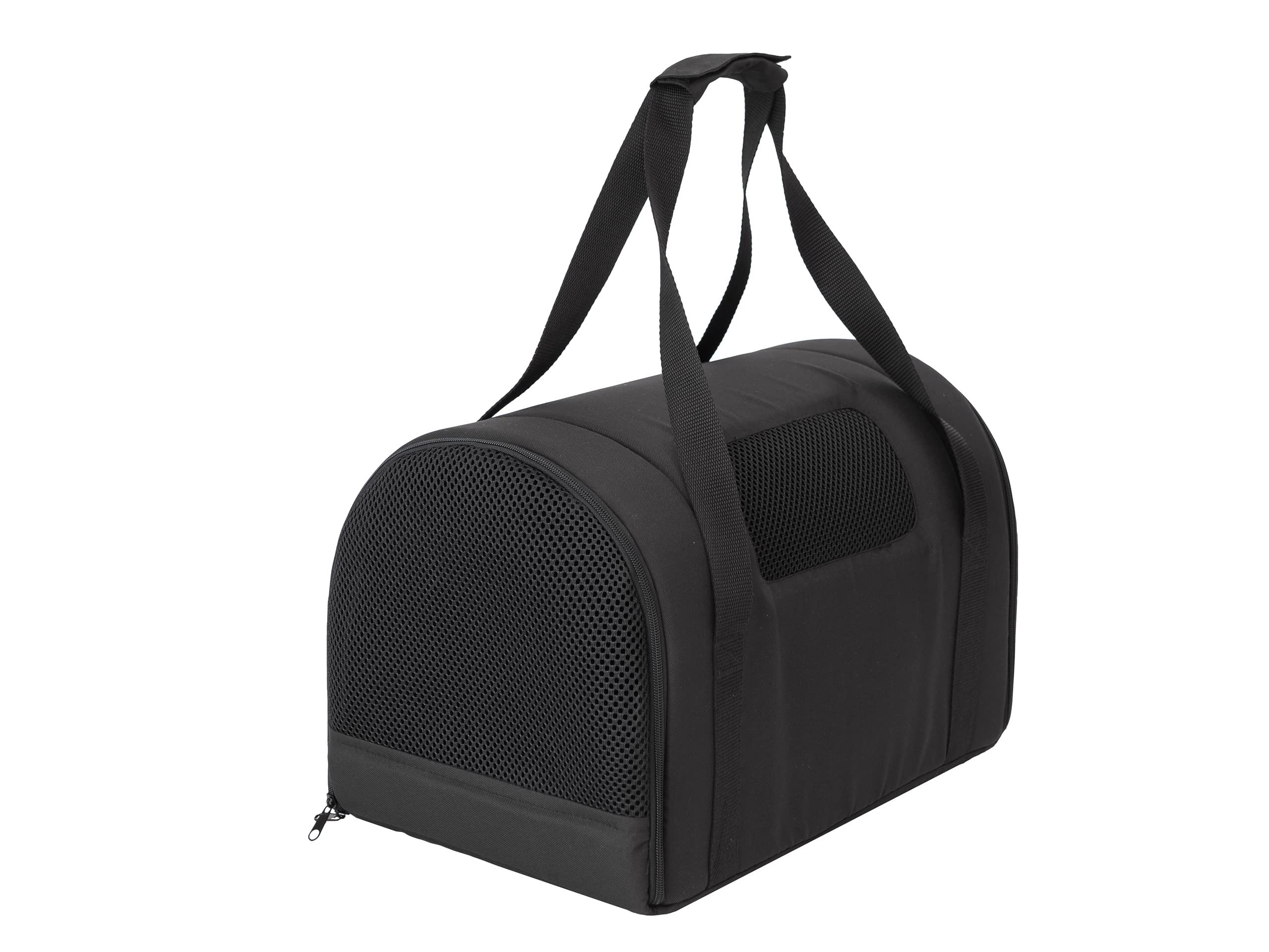 Bolsa de transporte para gatos, bolsa de transporte para mascotas, plegable, bolsa de transporte para perros o gatos, color negro, tamaño 1: 27 x 39 x 28 cm