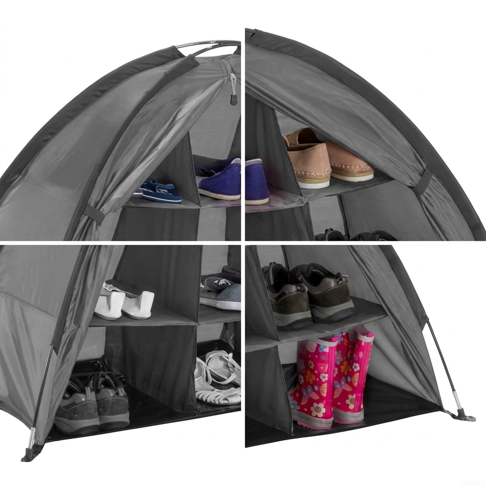 Armadio Portatile per campeggio 9 Scaffali Oxford Armadio Portatile