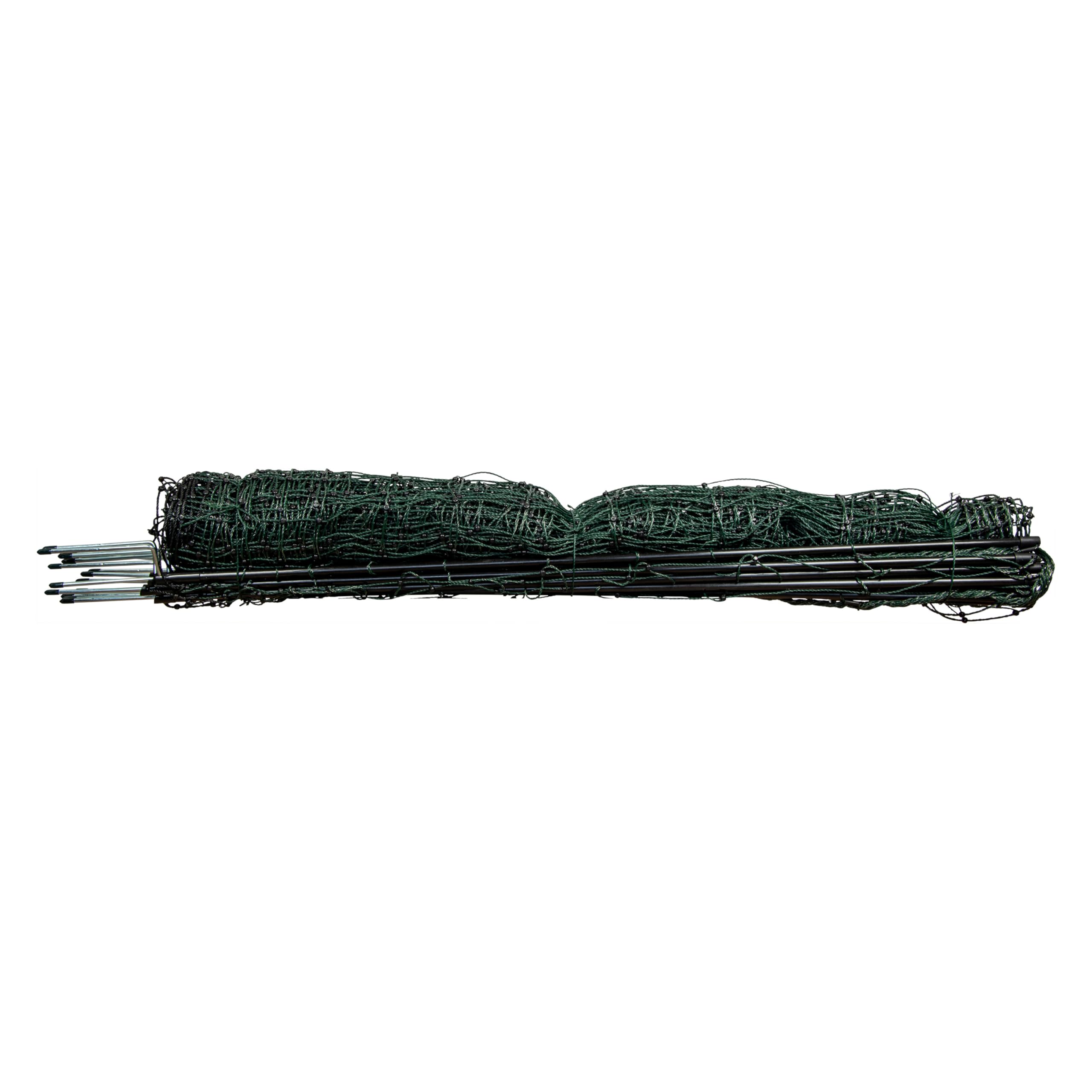 VOSS.farming Classic, 50 Meter, 106cm, Oranje, 16 Palen Met Dubbele Punt Pluimveenet