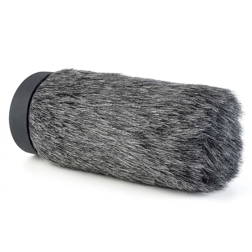 Rode mikrofon NTG-2 kierunkowy z keepdrum futrzana ochrona przed wiatrem