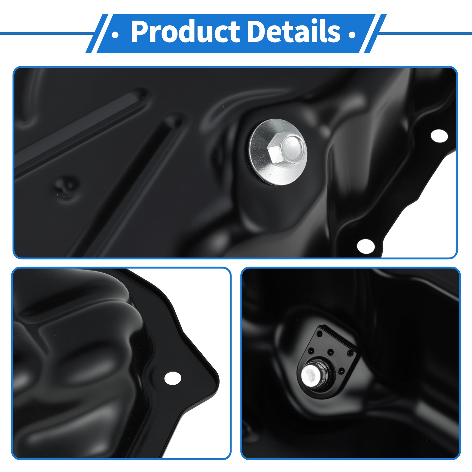 Cárter De Aceite Para Ford Transit Custom 16-24 1PC | Color Negro, Material Hierro, OE GK2Q6675AA Y 2011593, Reemplazo Directo, Solución Para Fugas Y Sobrecalentamiento