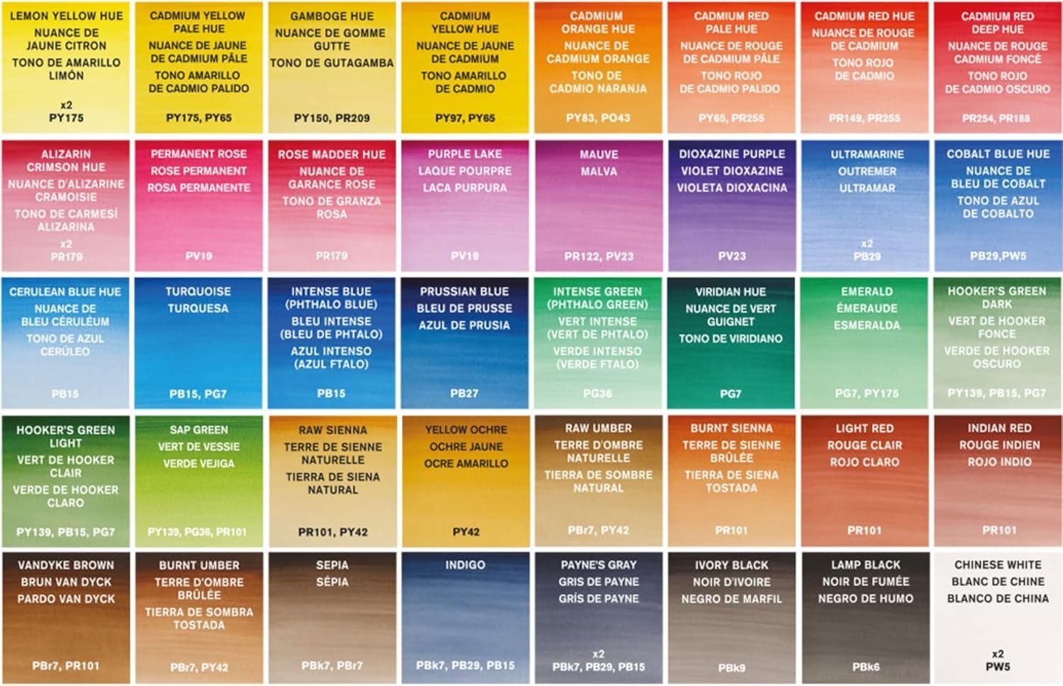 Winsor & Newton Set di acquerelli Cotman studio Half pan – include Integral palette