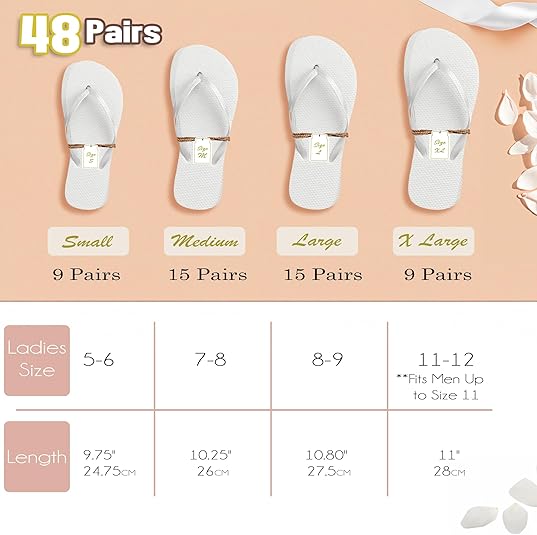 48組 バルク ビーチサンダル 結婚式のゲスト用 卸売スリッパ 結婚式披露宴用 個別紐ラップ 多色, ネイビー, One Size 71ZSOagWRKL._AC_SY535_.jpg