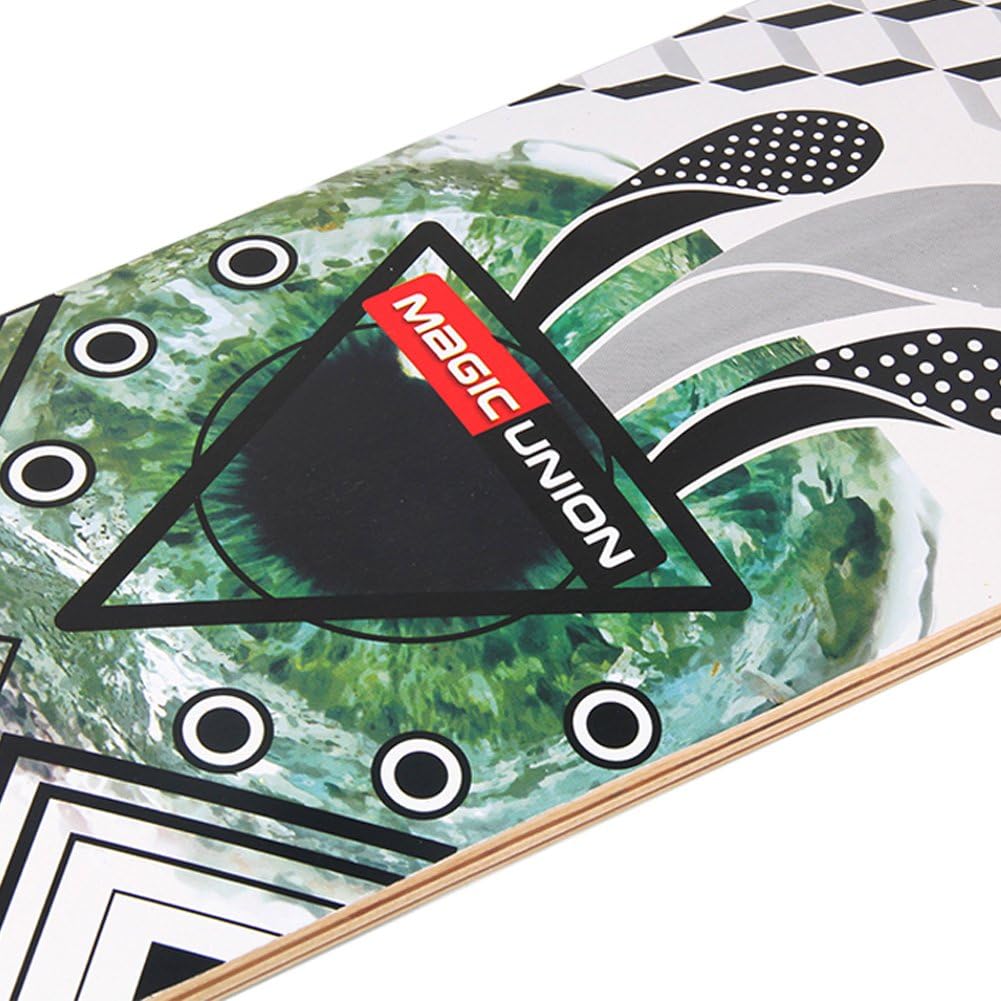MAGIC UNION 41 Inch Maple Drop Down Longboard Complete Skateboard