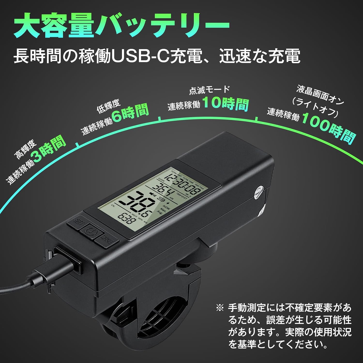 自転車 ライト 1000ルーメン 大容量4000mAh ロードバイク ライト USB-C充電式「ハンドバー上/下に取付可能＆リモコン制御可能」 自転車  ヘッドライト サイクルライト 5つ調光モード IPX6防水 防振 アルミ合金製 クロスバイク ライト 自転車用ライト 懐中電灯兼用 TOWILD ...
