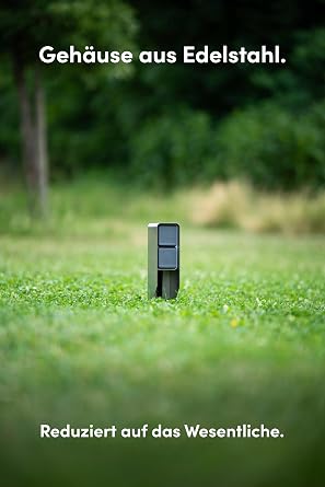 Essential Socket Column 2-Way with Ground Spike Stainless Steel IP55 Weatherproof & Robust Outdoor Socket for Patio & Garden