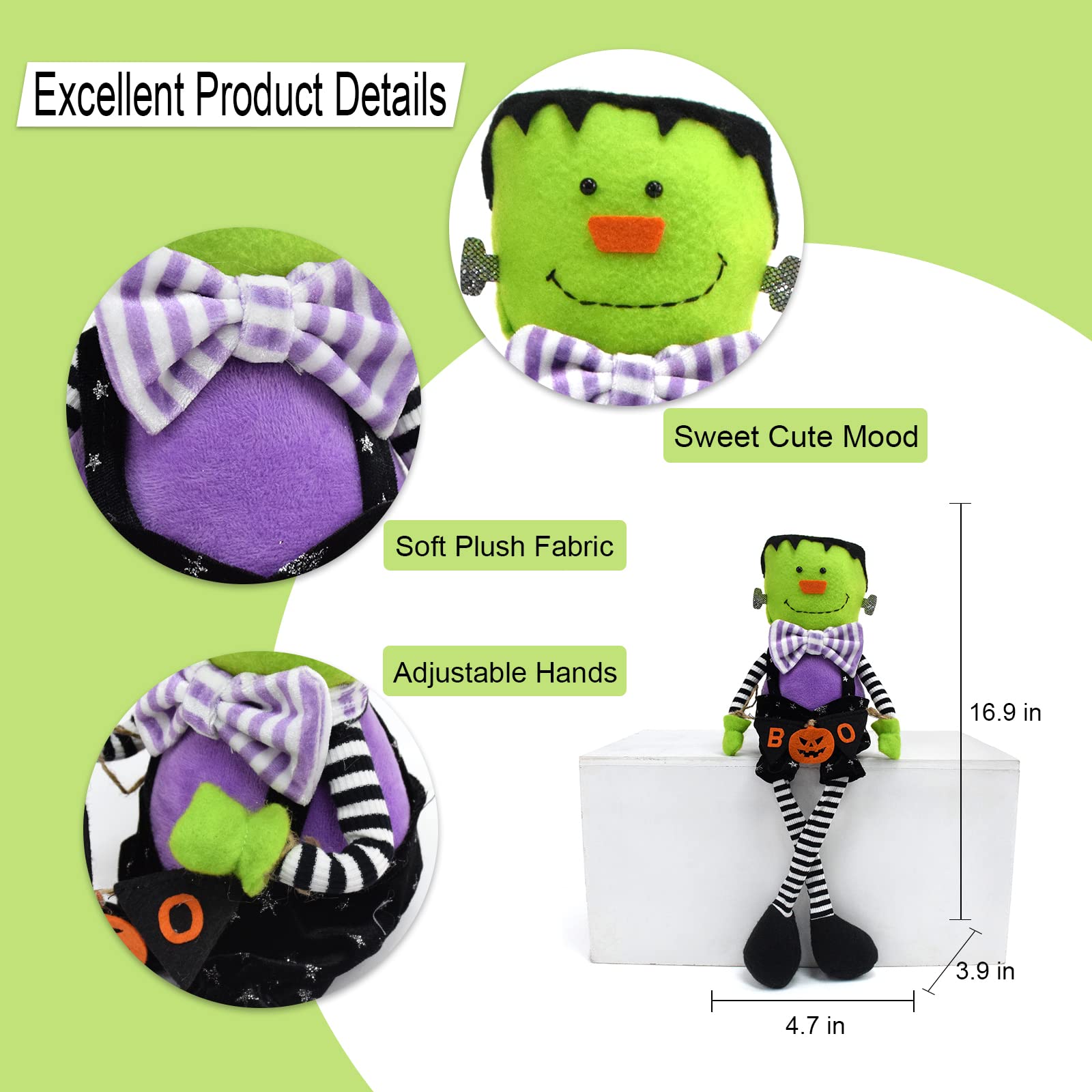 Amazon | Attiigny ハロウィン フランケンシュタイン 置物 ホームデコ