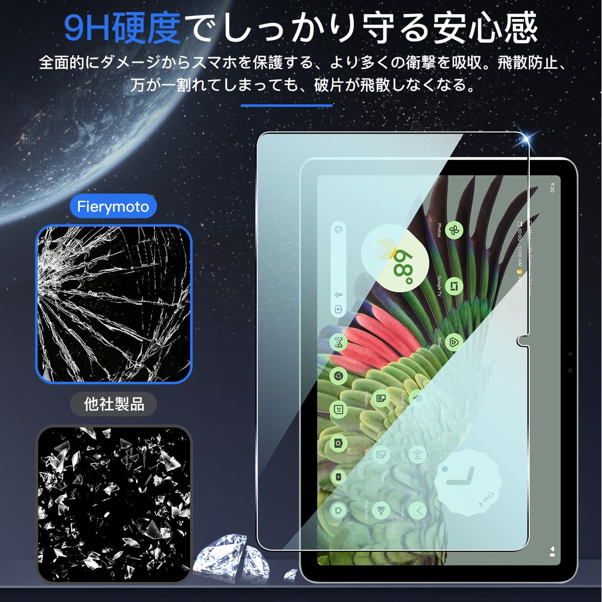 Google Pixel Tablet 用 フィルム2枚 Amazon.co.jp: 用 Google Pixel Tablet フィルム 2枚 10.95