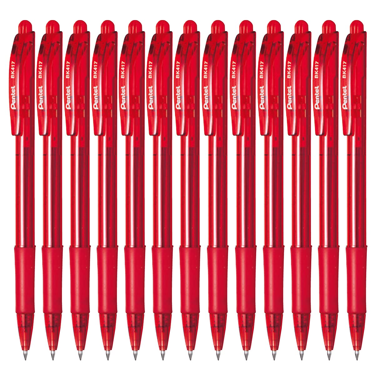 Pentel 0.7 mm Tükenmez Kalem - Ekonomik KIRMIZI