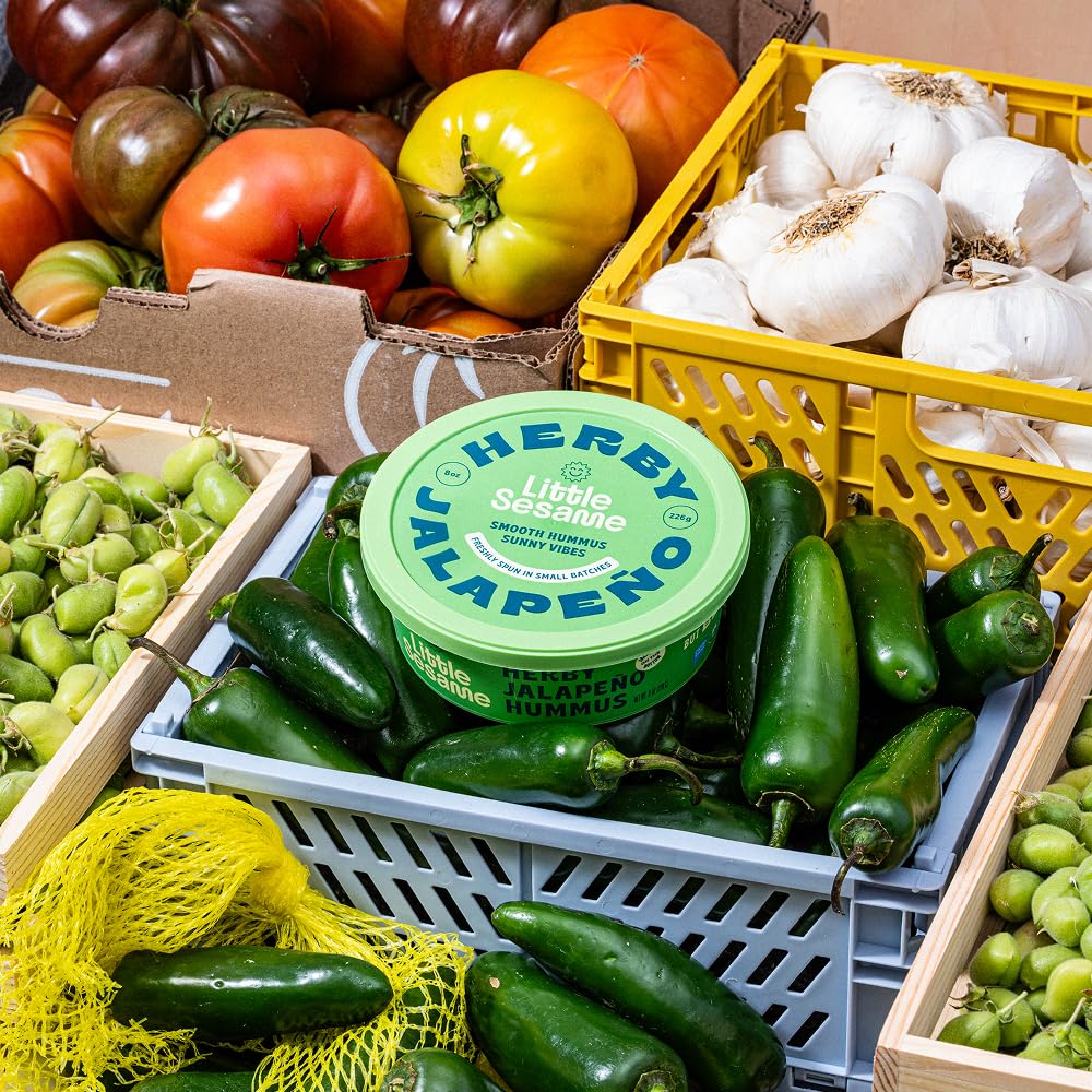 harumin　緑豆PREMIUM3本 Hummus Herby Jalapeno, 8 Ounce | Grocery Pickup & Delivery | Whole
