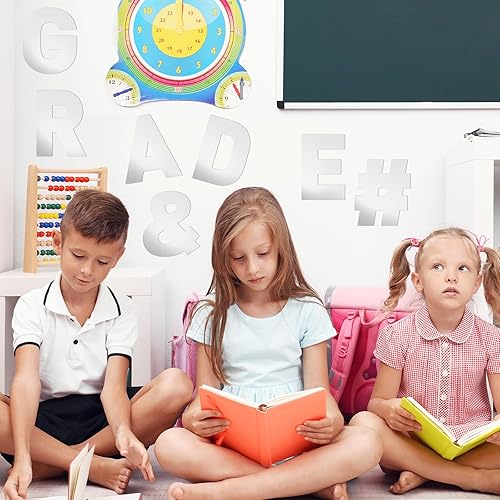 Miniatura 5 de 184 calcomanías de letras grandes de 6 pulgadas, de vinilo, letras del alfabeto, números, autoadhesivas, letras grandes, letras grandes, calcomanías