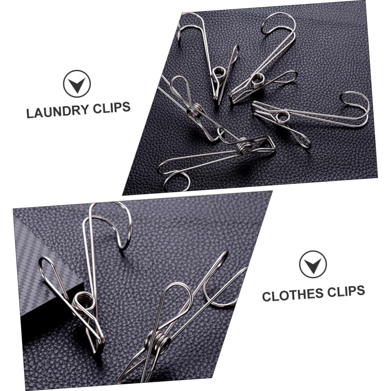 SOLUSTRE 2sätze Teiliges Aus Edelstahl Wäscheklammern Mit Haken Robuste Clips Für Kleidung Handtücher Und Mehr Für Küche Bad Und Camping Hohe Tragfähigkeit Und Platzersparnis