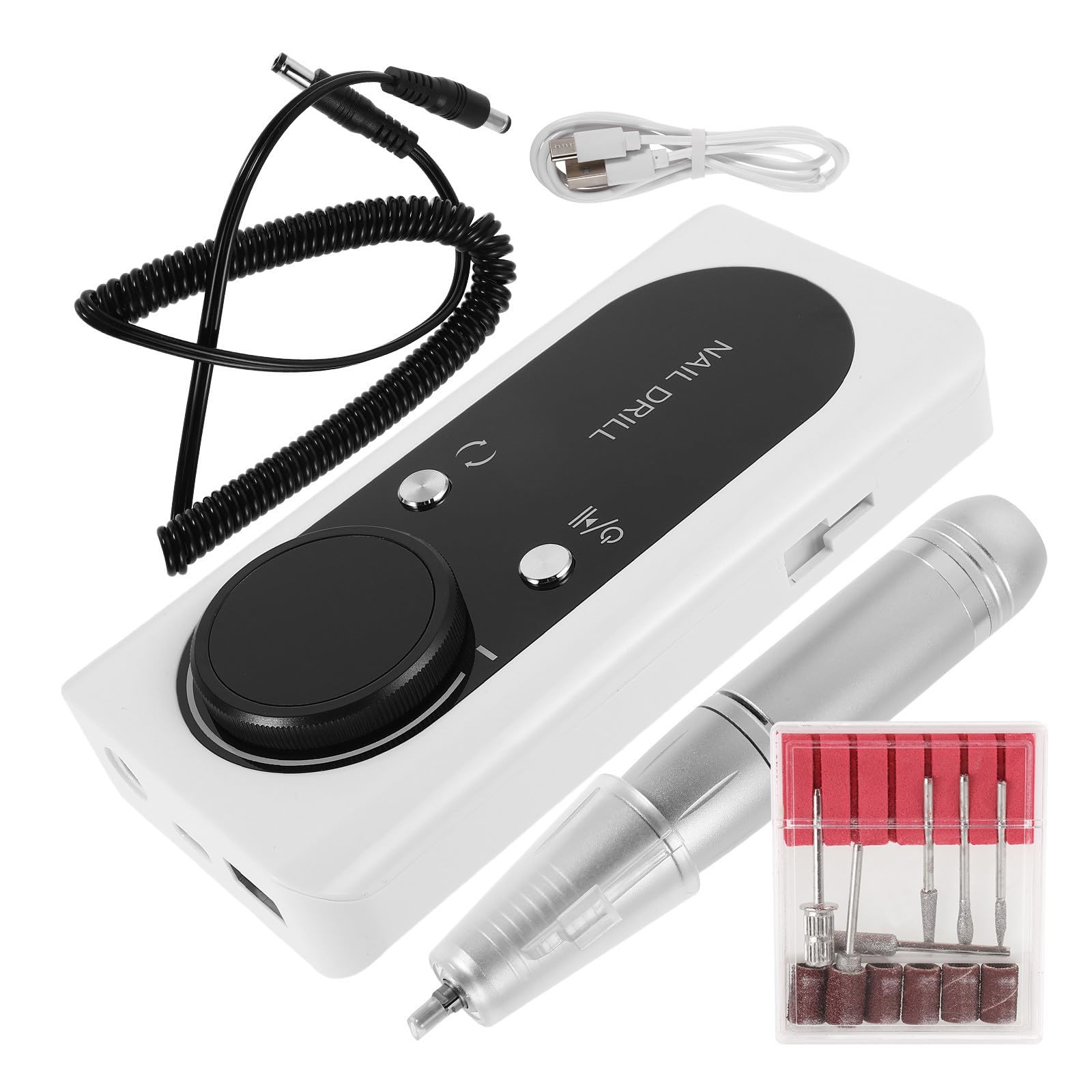 Professionelle Elektrische Nagelfräse V2 für Nägel, Weiß