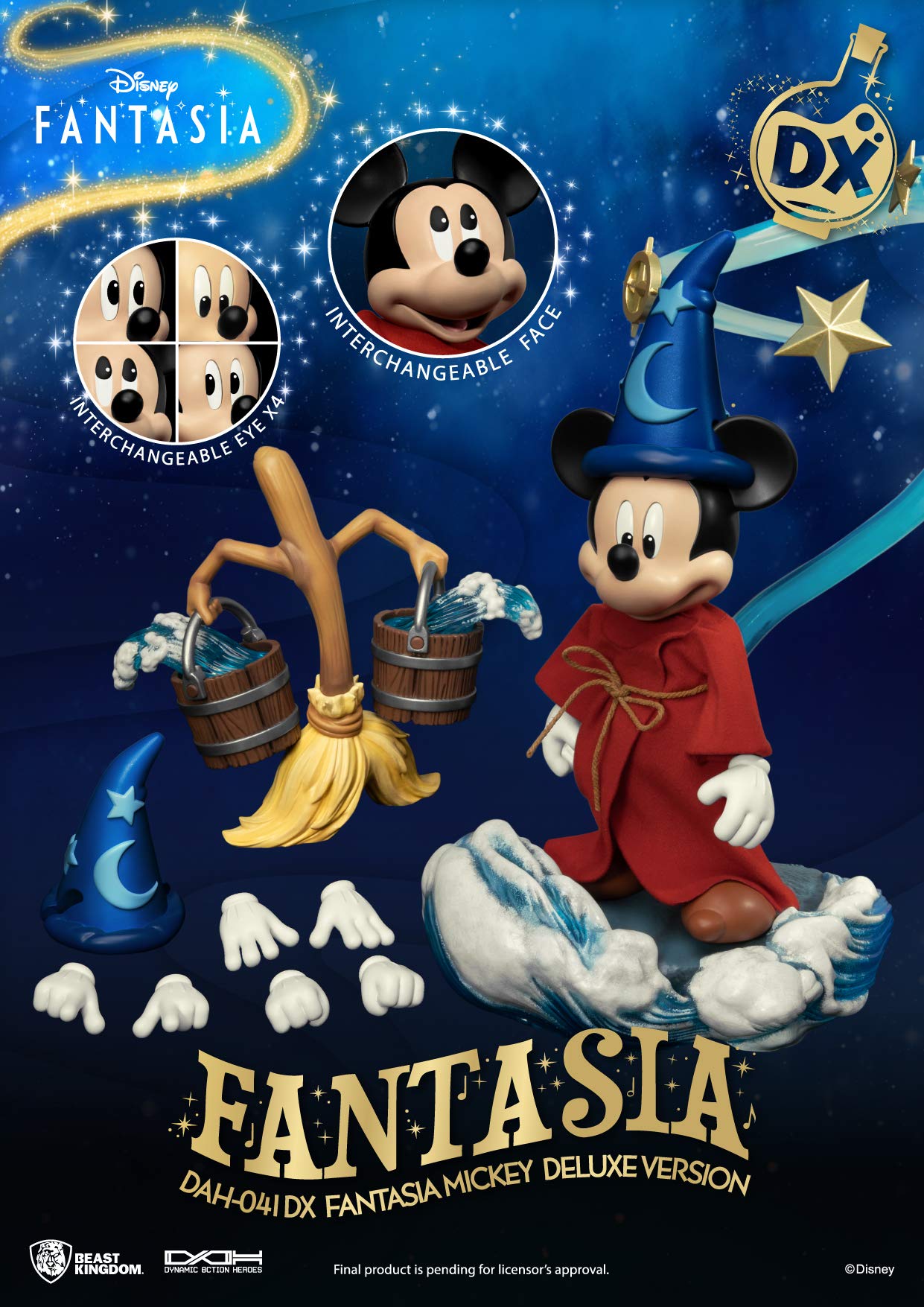 Amazon.com: Beast Kingdom Disney's Fantasia: Mickey DAH-041DX