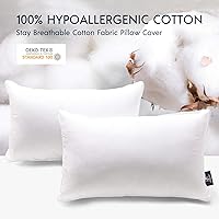 Vista 5 de Inserto de almohada Phantoscope - Inserto de almohada con funda de algodón 100% - Inserto de almohada cuadrada para almohada lumbar - Almohadas