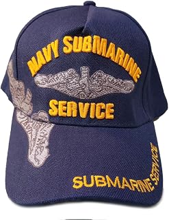 US Navy Hat Submarine Service Blue Adjustable Cap