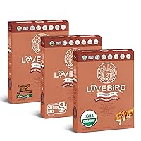Vista 10 de Lovebird Paquete de 3 cereales sin azúcar sin gluten, cereales orgánicos sin cereales, sin lácteos, sin azúcar, sin refinado, bocadillos saludables