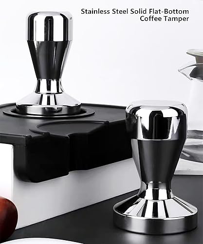 Miniatura 2 de 51 mm/2 inch Base Premium Barista Prensador para café, acero inoxidable Barista Espresso grano de café de Prensa