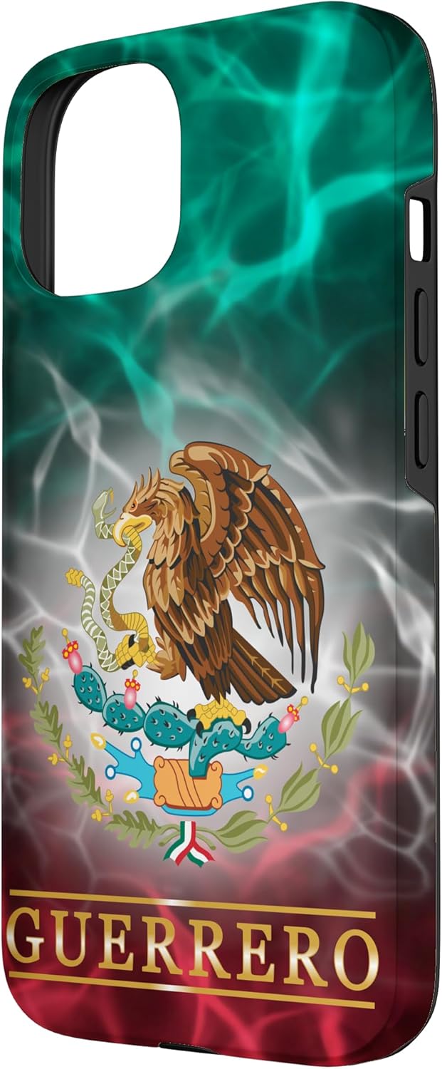 Guerrero Mexico Flag - Proud to Mexican Roots Case for iPhone 15