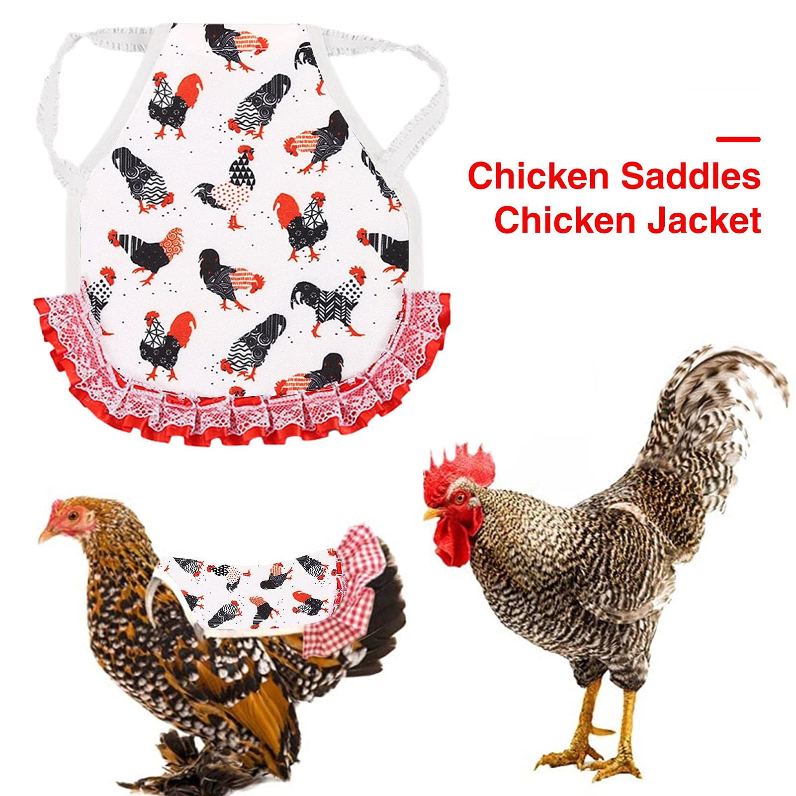 3 Tabliers De Selle Pour Poules Yuehuamech - Denim - Protection Contre Le Picage