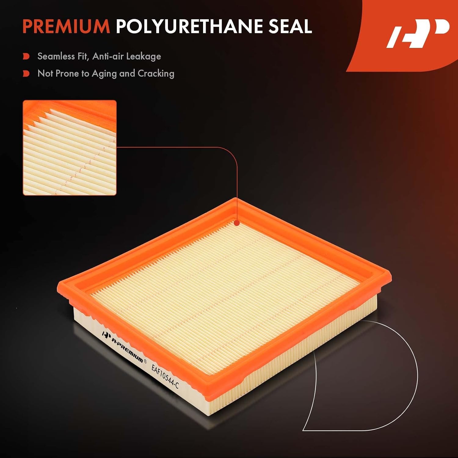 A-Premium 2-PC Engine Air Filter Compatible with Infinit EX35, EX37, G25, G35, G37, Q40, Q60, QX50 & Nissan 350Z, 370Z, 2007-2020, Replace# 16546JK20A