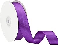 Vista 253 de Cinta de satén rosa polvoriento de doble cara, 3/8 pulgadas x 50 yardas, cintas de poliéster rosa polvoriento para envolver regalos, cinta de tela